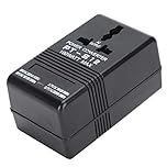AYNEFY Voltage Converter 100W, Step Up/Down Power Transformer AC100-120V 50/60Hz to AC220-240V 100W with USB Port for Hair Dryer Straightener Iron Charger Travel Use