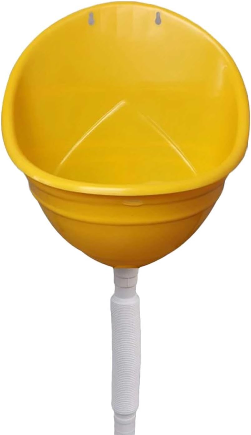 Wall Mounted Plastic Urinal for Men, Waterless Urinals, Diverter Outdoor Toilet for Indoor, Garage, Basement, Camping Site(Blue)