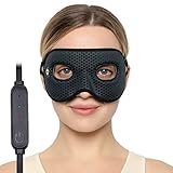 CNFNglt Heat Sinus Pressure Relief Mask, 3D Electric Sinus Heating Masks for Sinusitis, Migraine, Tension Headache, Warm Compress with Eye Holes