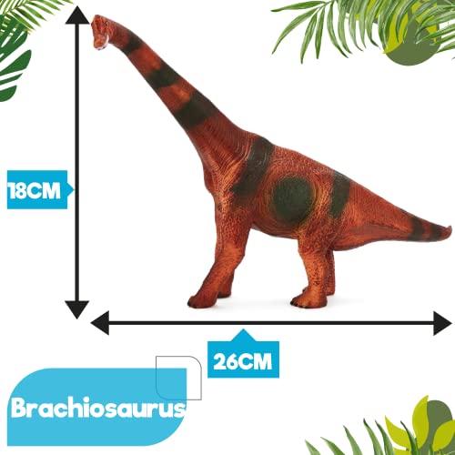 Zappi Co Childrens Brachiosaurus Dinosaur Figure Toy (26cm Length), Realistic Detailed Dino Collection for Kids - Image 3