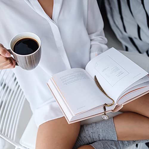 Obangong 3 Pcs Retro Glow In The Dark Book Mark Dragon Butterfly Clock Shape Luminous Metal Bookmark With A String Of Beads #TOP5