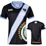 fox & fury Women's Guatemala Soccer Shirt Soccer Jersey - Sleek Ribbed Collar and Ribbed Sleeves (US, Alpha, Medium, Regular, Regular, Black)