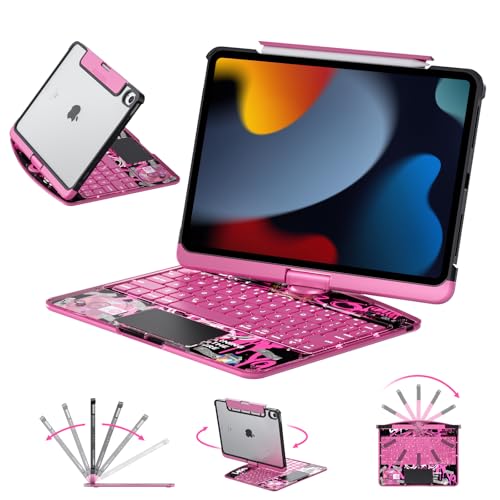 タッチペン付属❣iPadを超便利で可愛いMacbook仕様に♪❤iPadケース iPad タッチペンおまけ 縦 横置き ケース 第11世代 A16 Air 11 M4 M3