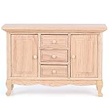 Mini Wooden Dollhouse Accessories, 1:12 Scale Miniatures Dollhouse Furniture for DIY Dollhouse Livin