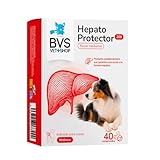 BVS Vet Shop | Hepato Protector Plus 40 Comprimidos para Perros y Gatos | Ayuda a la función hepática de tu Perro o Gato | 200/50 - Razas Medianas y Grandes