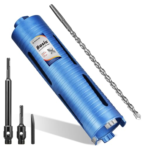Foret diamant 66 mm perforateur à filetage avec foret pilote central pour percer le béton