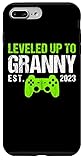 iPhone 7 Plus/8 Plus Leveled Up To Granny Est 2023 Funny New Grandma Gamer Retro Case