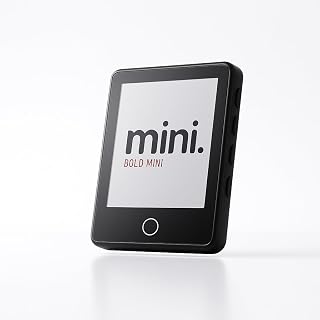 AMFM Technologies Bold Mini Portable MP3 Player with Bluetooth, 32GB Storage, 2.8-Inch Color Screen, FM Radio, Built-in Speaker, USB-C