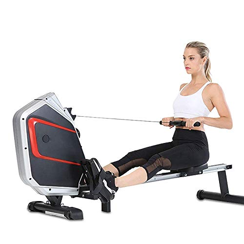 Image of Foldable Rowing Machines Rowing Machine Foldable Magnetically Controlled Indoor Silent Rowing Machine Home Exercise Aerobic Fitness Equipment Suitable for Sports Fitness