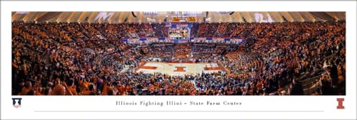 Fighting Illini Basketball - Unframed 40 x 13.5 Poster by Blakeway Panoramas