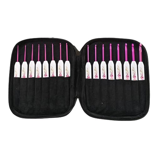 Outils de tricot avec aiguilles ergonomiques et rangement pour écharpe et pull