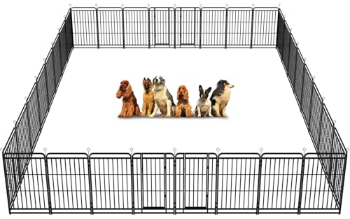 Image of Kfvigoho Heavy Duty Dog Playpen 32 Steel Panels 47 inch Height