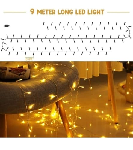 Image of MOOKE Gold Birthday Decoration Set[10Pcs] - Happy Birthday Banner, Gold Confetti Balloons With LED Light, Unisex-Adults, Unisex-Kids