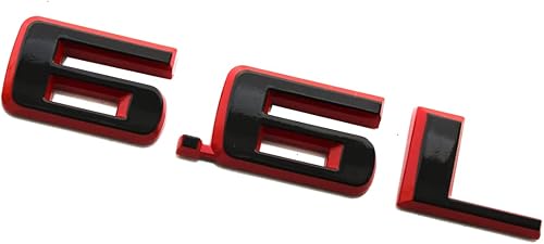 Miniatura 3 de 2 insignias de motor de 6.6 L L8T V8 Litro de gasolina emblema de 6.6 L logotipo adhesivo de repuesto para Silverado 1500 2500 3500 HD Sierra