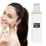 Pulizia Viso Ultrasuoni, Professionale Skin Scrubber con 4 Modalità per la Pulizia Profonda di punti neri, grasso ed esfoliazione USB Ricaricabile