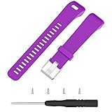 Material de silicona suave de alta calidad, protege tu Garmin Vivosmart HR o HR+ Plus de la suciedad y los arañazos y seguro mientras corres, bailas o entrenas, perfecto para uso diario y nocturno.