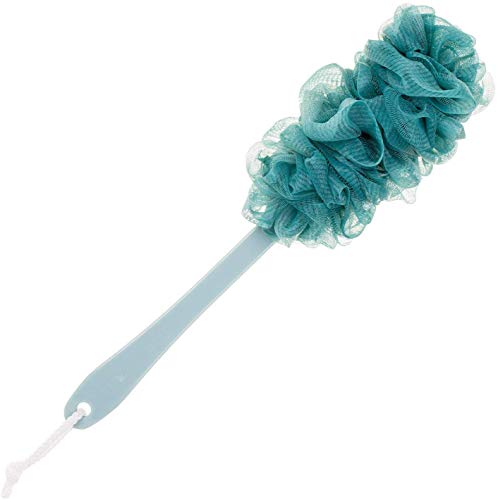Body Bath Brush Luxurious Back Scrubber Shower Brush with Long Handle for Men Women, 17-Inch Long
