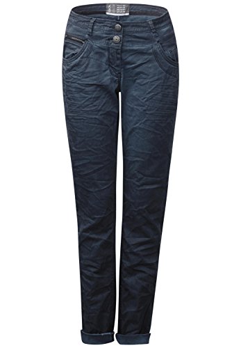 Preisvergleich Produktbild CECIL Damen Oilwash Hose New York 32""deep blue""28