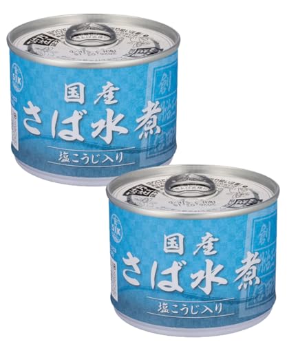 信田缶詰 鯖缶 サバ缶 国産さば水煮 塩こうじ入り 190gx2 サバ缶 さば缶 缶詰め