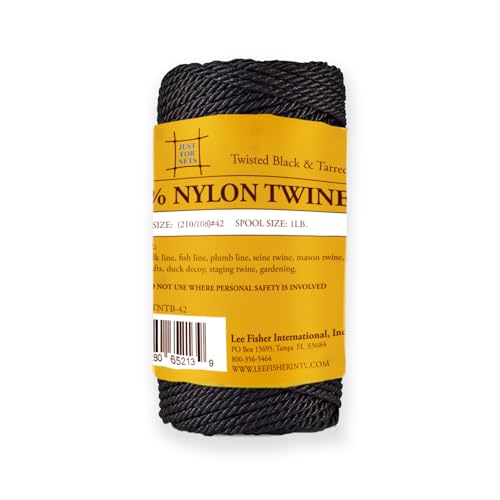 Just For Nets Twisted Tarred Nylon Bank Line Twine