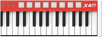 Amazon.com: Midiplus X4 Pro mini USB MIDI Keyboard Controller
