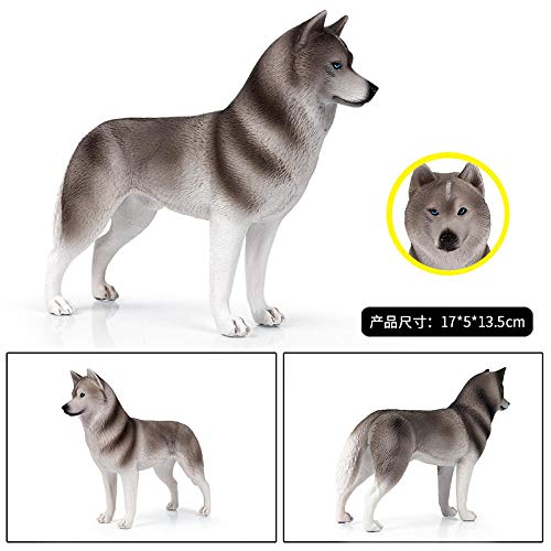 Figurines husky de simulation pour orner un salon moderne - 2
