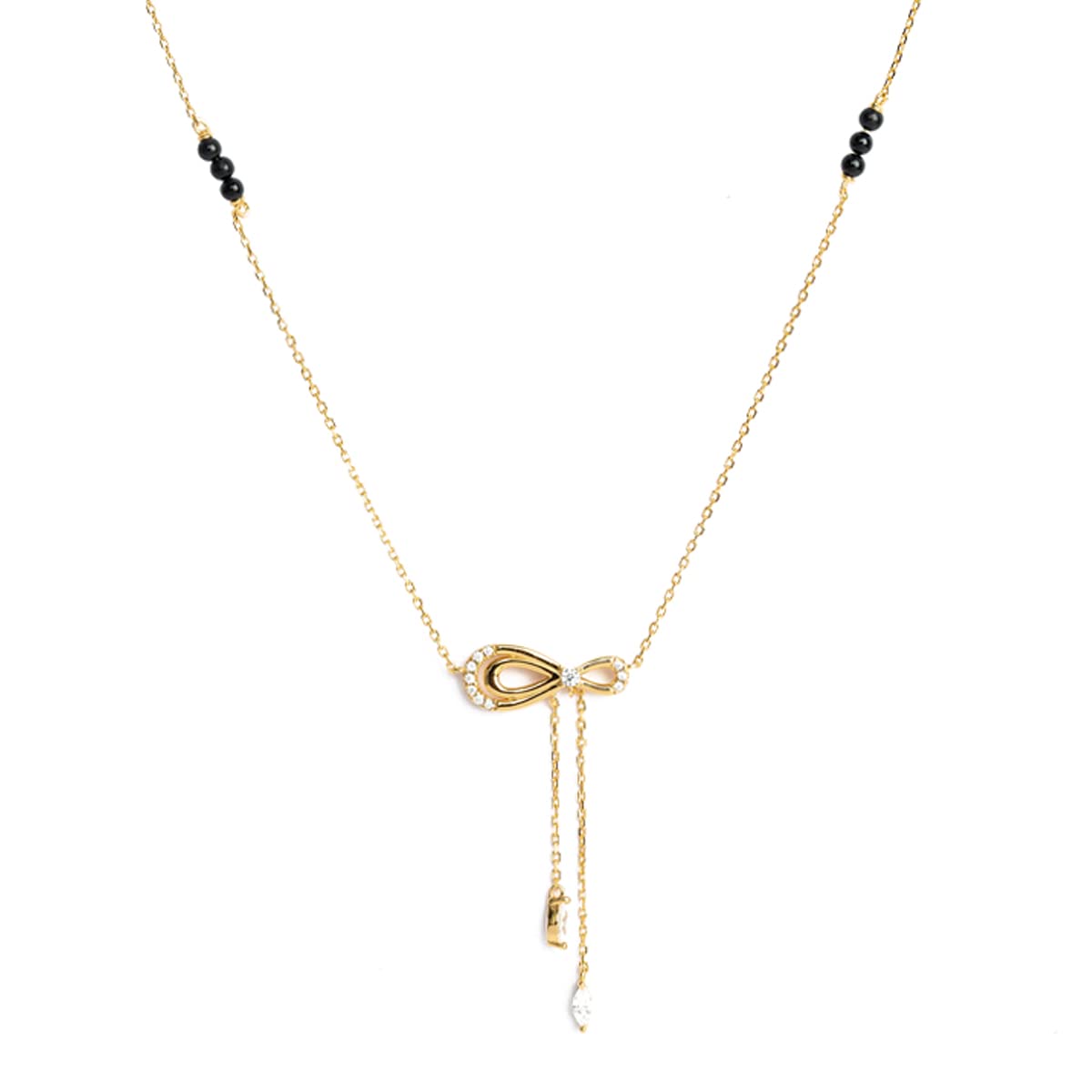 Bhavani Diamond Mangalsutra | BIS Hallmarked | 18k Gold Vermeil | Gifts For Girlfriend | Gift For Women & Girls| 1 Year Warranty*