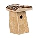 Produktbild Windhager Nistkasten Log Cabin | abnehmbares Dach | Einflugloch Ø 28 mm, aus Birkenholz | Vogelhaus für Meisenarten, Vogelnistkasten zum Aufhängen, Brutkasten für Vögel, Nisthilfe | langlebig