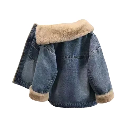 Toddler Winter Coat,Toddler Kids Denim Jacket,Stretch Denim with Button Closure, Casual Style
