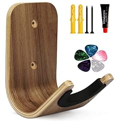 newgulzar Support Mural pour Guitare, Crochet de Guitare avec 5 médiators 0.73mm, Support Guitare Mural avec Vis et… - Les Beatles, Paul McCartney, John Lennon, RIngo Starr, George Harrison