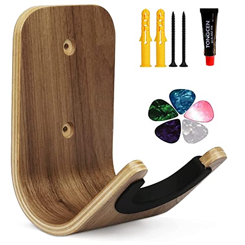 newgulzar Support Mural pour Guitare, Crochet de Guitare avec 5 médiators 0.73mm, Support Guitare Mural avec Vis et… - Les Beatles, Paul McCartney, John Lennon, RIngo Starr, George Harrison newgulzar Support Mural pour Guitare, Crochet de Guitare avec 5 médiators 0.73mm, Support Guitare Mural avec Vis et…