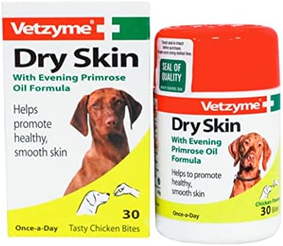 Vetzyme Dry Skin Tablets With Evening Primrose Oil, 30 Tablets