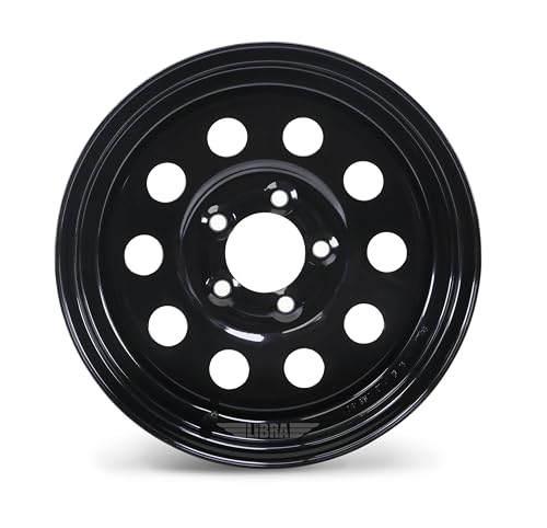 Free Country Trailer Tire Wheel Assembly ST205/75D15 6-Ply C 101L 5 Lug on 4.5" PCD Black Mod Wheel - Image 4