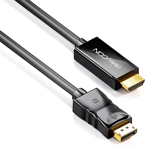 DeleyCON 2m Cavo DisplayPort a HDMI - Alta