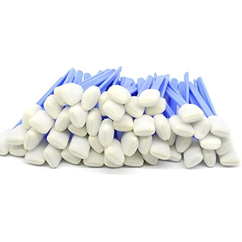 Wellgler's Tape Head Cleaning swabs, Optical Lens, Sewing Machine Cleaning swabs，lint Free Foam Printer swabs,50 per Pack Cover