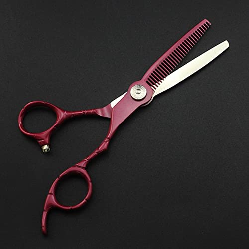 Ciseaux de coiffure 6 pouces acier 440c barbier ciseaux à effiler