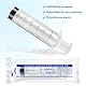 Pack of 7 Spritzes,Syringe mit Schlauch,Spritze mit Ein1m Katheter,1ml 3ml 5ml 10ml 20ml 30ml 60ml Kunststoff Spritzen Nadellos mit Stecker,für Kleintierfütterung,Wissenschaft, Industrielaboratorien