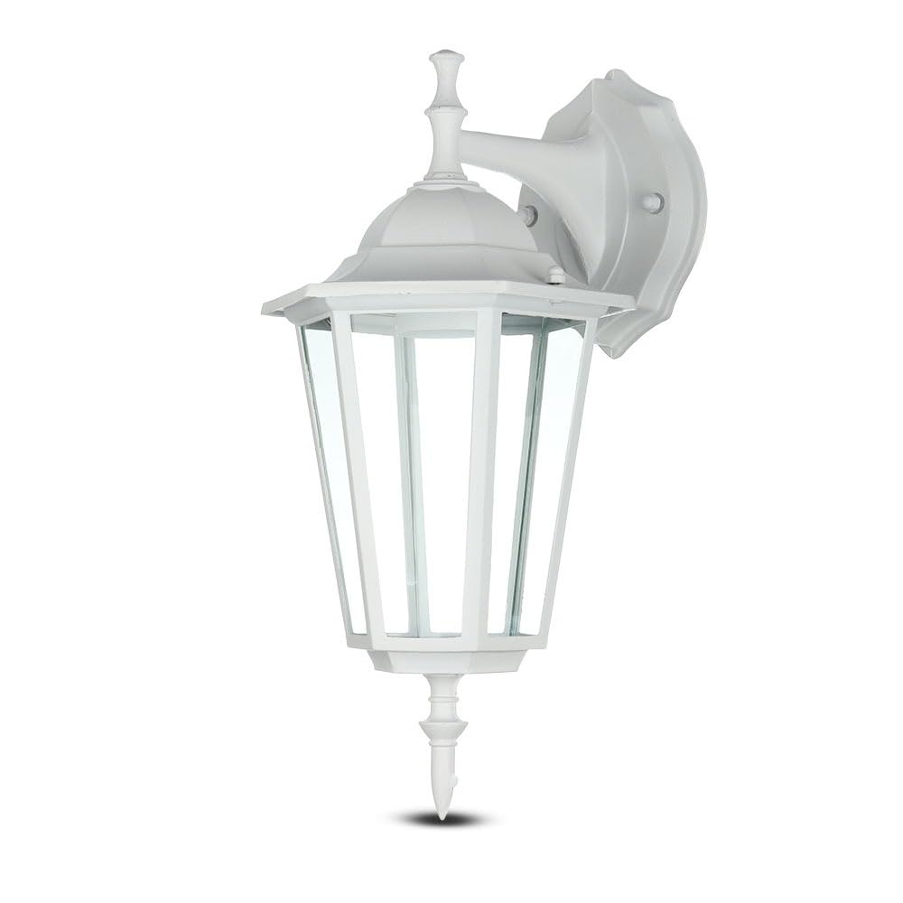 Portalampada da Giardino Wall Light E27 da Muro Bianca