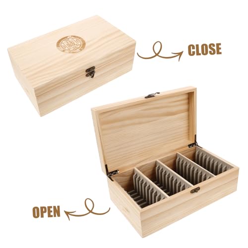 Boîte de rangement de pièces commémoratives avec coffret multi-emplacements portable - 3