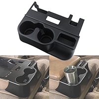 Matte Black Center Console Cup Holder For 2003-2012 Dodge Ram 1500/2500/3500 - Dual Holder Dodge Ram Cup Holder - Foto 3