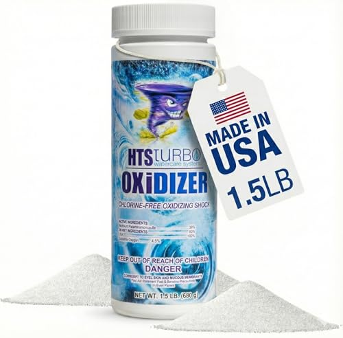 Image of 1.5 lbs Non-Chlorine Spa Shock - Oxidizer for Hot Tub & Spa - Fast-Dissolving, Crystal Clear Water, USA Made