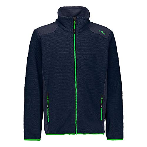 CMP Giacca in pile jacquard knitted con tasche