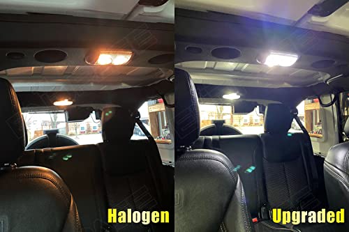 Kit de Luz LED Interior para Jeep Wrangler JK 4-Door 2007-2018 miniatura 3