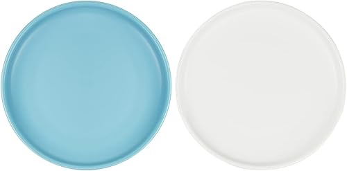 Miniatura 1 de Plato de cerámica poco profundo para gatos de 6 pulgadas, cuencos de comida para gatos sin fatiga, plato ancho y pequeño para mascotas para gatitos