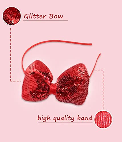 Image of GT Gloptook Hairband Plastic Headband for Girls, Pack of 6 - Multicolor