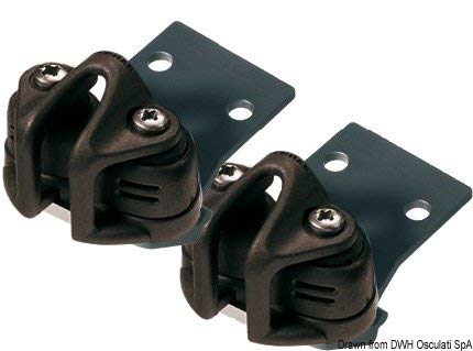 Cam Cleat Lewmar avec plaque de fixation taille 1 pour cordage de voilier