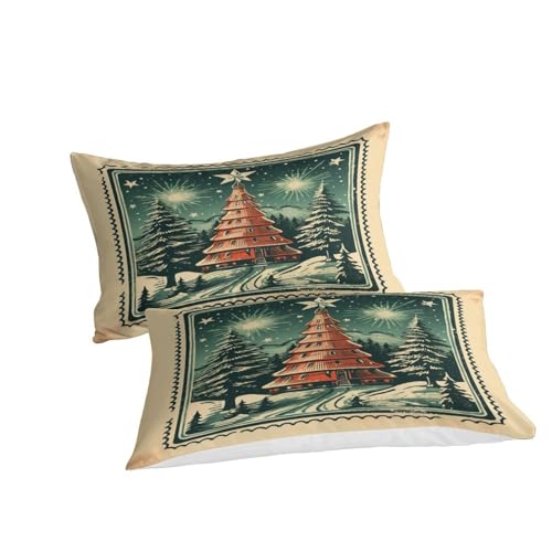 Housse de couette Noël fermeture éclair pour remplacer les parures à boutons difficiles - 4