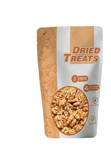 Image of Dried Treats Dried Fruits Nuts And Seeds (Kashmiri Walnuts Kernels /Akhrot Giri, 250g)