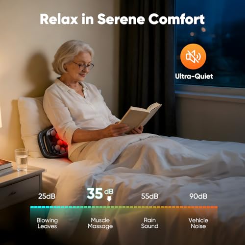 Image of 20-Head Massage Gun, 3 Modes and 30 Speed Levels | 20-head wide coverage, quiet 35 dB operation, Type-C charging, and up to 6 hours of cordless use for full-body relaxation.