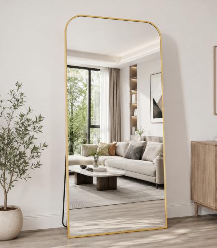 Image of Koonmi Full Length Mirror, 67 inchx30 inch Mirror Full Length with Stand